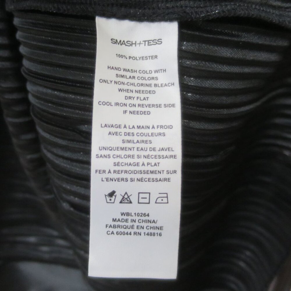 Smash + Tess Tasia Blouse Black Metallic Belted Top Size XL - 2XL - Picture 8 of 9